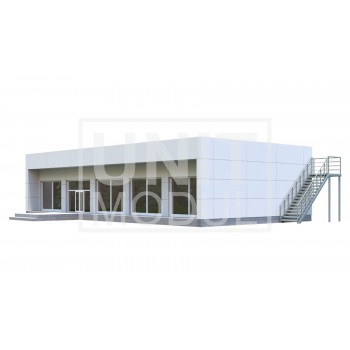 (МС-10) Модульное здание офисное/магазин (сэндвич-панели)